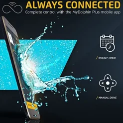 Dolphin Explorer E30 Wi-Fi Robotic Pool Vacuum Cleaner Black