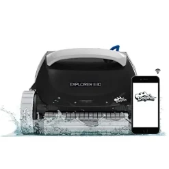 Dolphin Explorer E30 Wi-Fi Robotic Pool Vacuum Cleaner Black