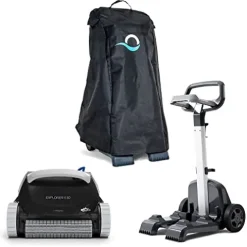 Dolphin Explorer E30 Wi-Fi Robotic Pool Vacuum Cleaner Black