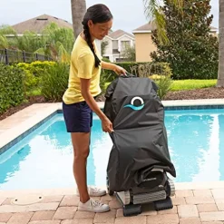 Dolphin Explorer E30 Wi-Fi Robotic Pool Vacuum Cleaner Black