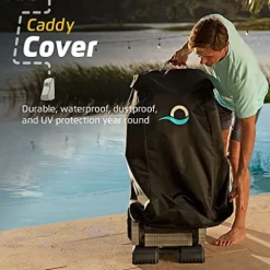 Dolphin Explorer E50 Wi-Fi Robotic Pool Vacuum Cleaner with Caddy & Cover White