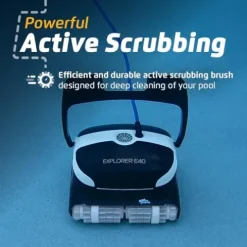 Dolphin Explorer E40 Wi-Fi Robotic Pool Vacuum Cleaner Black