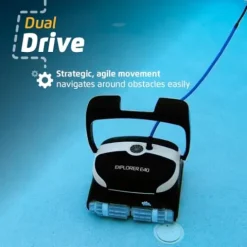 Dolphin Explorer E40 Wi-Fi Robotic Pool Vacuum Cleaner Black