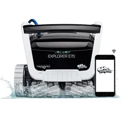 Dolphin Explorer E70 Wi-Fi Robotic Pool Vacuum Cleaner Black