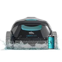 Dolphin Liberty 200 Cordless Robotic Pool Vacuum Cleaner Blue