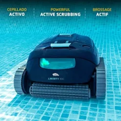 Dolphin Liberty 300 Cordless Magnetic Charge Robotic Pool Vacuum Cleaner Blue
