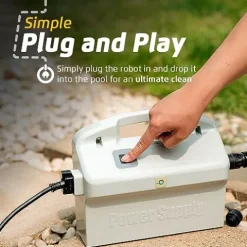 Dolphin Nautilus 2024 Automatic Robotic Pool Vacuum Cleaner White