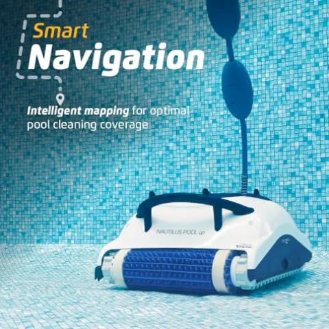 Dolphin Nautilus 2024 Automatic Robotic Pool Vacuum Cleaner White