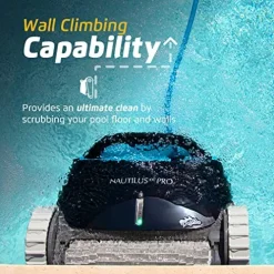 Dolphin Nautilus CC Pro Robotic Pool Vacuum Cleaner Black