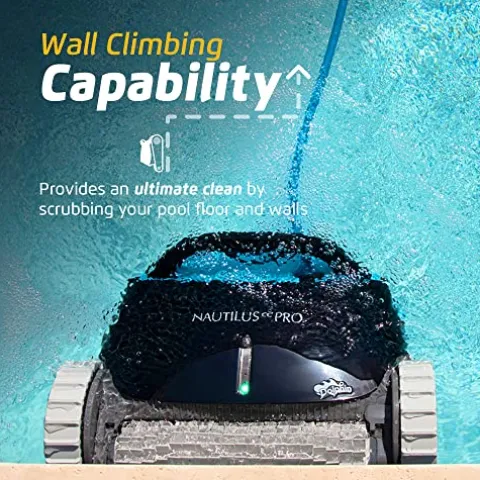 Dolphin Nautilus CC Pro Robotic Pool Vacuum Cleaner Black