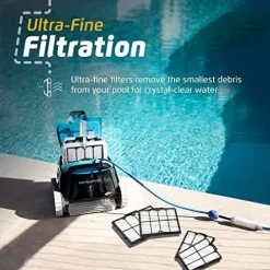 Dolphin Nautilus CC Pro Robotic Pool Vacuum Cleaner Bundle Black