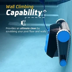 Dolphin Nautilus CC Robotic Pool Vacuum Cleaner – Blue/Black