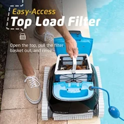 Dolphin Nautilus CC Robotic Pool Vacuum Cleaner – Blue/Black