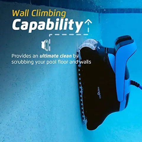 Dolphin Nautilus CC Supreme Automatic Robotic Pool Vacuum Cleaner with Caddy Black