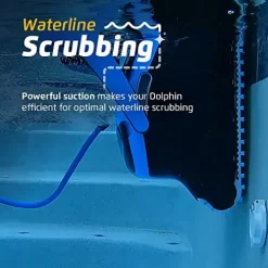 Dolphin Nautilus CC Supreme Automatic Robotic Pool Vacuum Cleaner with Caddy Black