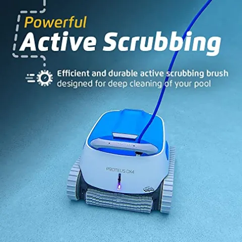 Dolphin Proteus DX4 Automatic Robotic Pool Vacuum Cleaner White