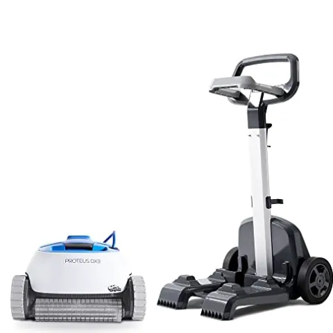 Dolphin Proteus DX3 Robotic Pool Vacuum Cleaner White