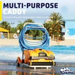 Dolphin Wave 140 Commercial Robotic Pool Vacuum Cleaner Yellow