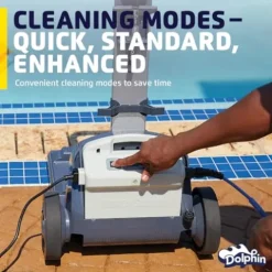 Dolphin Wave 100 Commercial Robotic Pool Vacuum Cleaner Yellow