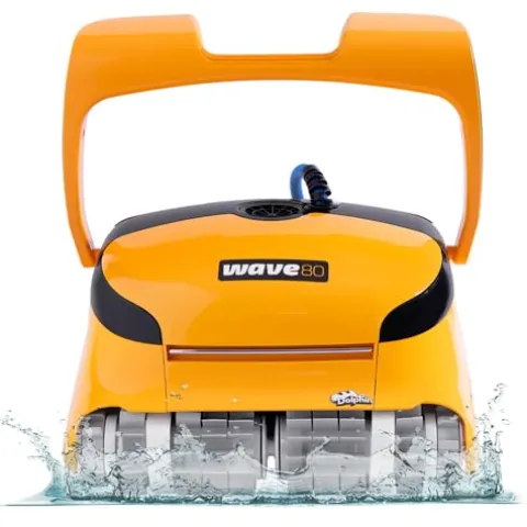 Dolphin Wave 80 Robotic Pool Vacuum Cleaner Yellow