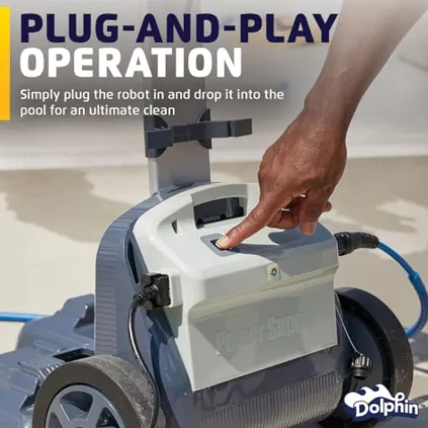 Dolphin Wave 80 Robotic Pool Vacuum Cleaner Yellow