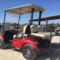 DOORWORKS GOLF CART ENCLOSURES Yamaha Drive Golf Cart Cover Black Marine Grade Vinyl