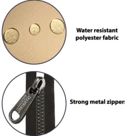 DOORWORKS GOLF CART ENCLOSURES Premium Golf Cart Cover Tan