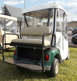 DOORWORKS GOLF CART ENCLOSURES Golf Cart Cover Black – Utility Box / Rear Seat