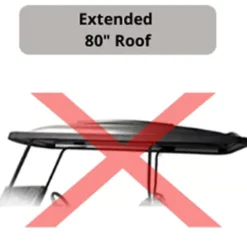 DOORWORKS GOLF CART ENCLOSURES Golf Cart Cover Tan – Utility Box / Rear Seat