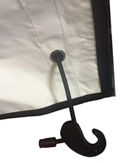 DOORWORKS GOLF CART ENCLOSURES Golf Cart Cover Black