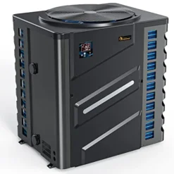 DR. INFRARED HEATER Full DC Inverter 110,000 BTU Heat Pump Ground Swimming Pools Black