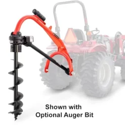 DR Power Tractor Post Hole Digger Construction Grade Steel Orange
