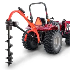 DR Power Tractor Post Hole Digger Construction Grade Steel Orange