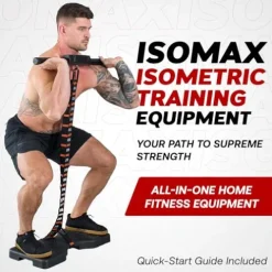 Dragon Door Isomax Isometric Training Equipment – Barbell with Digital Force Generation Meter – At Home Isometric Handgrip Workout Machine