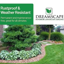 Dreamscape Cleanline Aluminum Edging Mill Finish 3/16″W x 4″H x 8’L