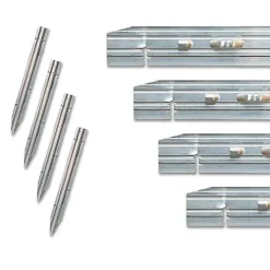 Dreamscape Cleanline Aluminum Edging Mill Finish 3/16″W x 4″H x 8’L