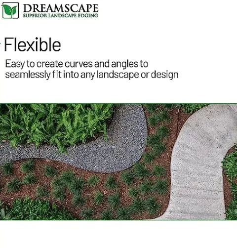 Dreamscape Cleanline Aluminum Edging Black Anodized 3/16″W x 5.5″H x 8’L