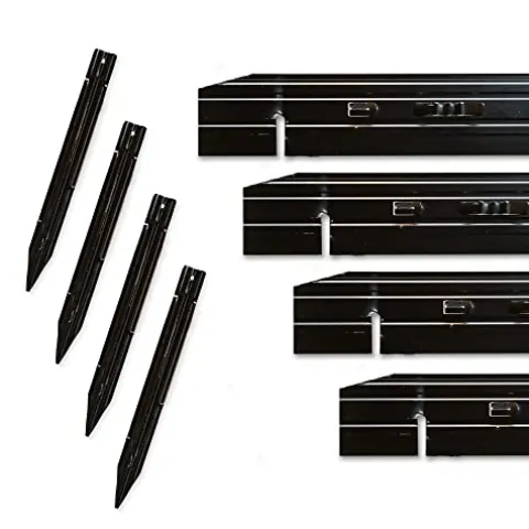 Dreamscape Cleanline Aluminum Edging Black Anodized 3/16″W x 5.5″H x 8’L