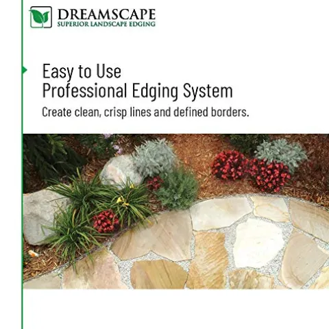 Dreamscape PRO Aluminum Landscape Edging – Easy Install Professional Border – 80ft Total – Black Anodized