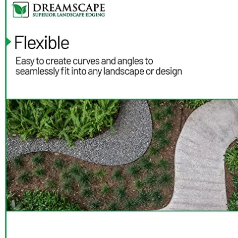 Dreamscape ProLine Aluminum Landscape Edging 120 Ft Bronze Duraflex