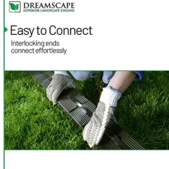 Dreamscape ProLine Aluminum Landscape Edging 120 Ft Bronze Duraflex