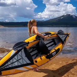 Driftsun Almanor 110 Inflatable Kayak Yellow – 1 Person