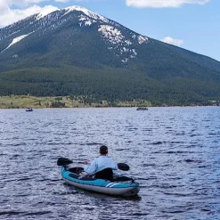 Driftsun Almanor 146 Inflatable Touring Kayak Blue – 2 Person + 1 Child