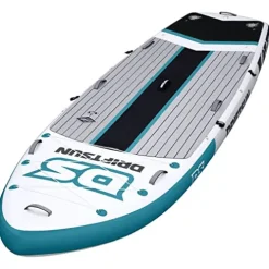 Driftsun Inflatable Paddle Board Teal 12ft x 45in Extra Wide Stand Up SUP Package