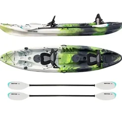 Driftsun Teton 120 Sit-On-Top Fishing Kayak 2-3 Person Green/Black