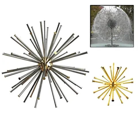 Drincoshow Fountain Nozzle Crystal Ball Brass & Stainless Steel 3