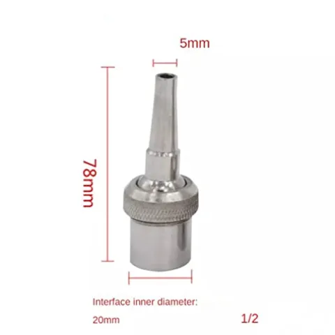 Drincoshow Stainless Steel Fountain Nozzle Set 1/2″ to 4