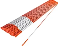 Driveway Markers Orange Reflective Fiberglass 5/16″ x 48