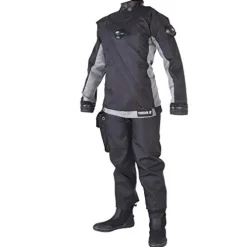 DUI Yukon II Men’s Drysuit Scuba Diving Dry Suit Gray