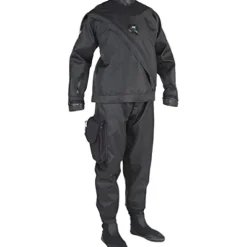 DUI Yukon II Men’s Scuba Diving Drysuit Black Large-Tall